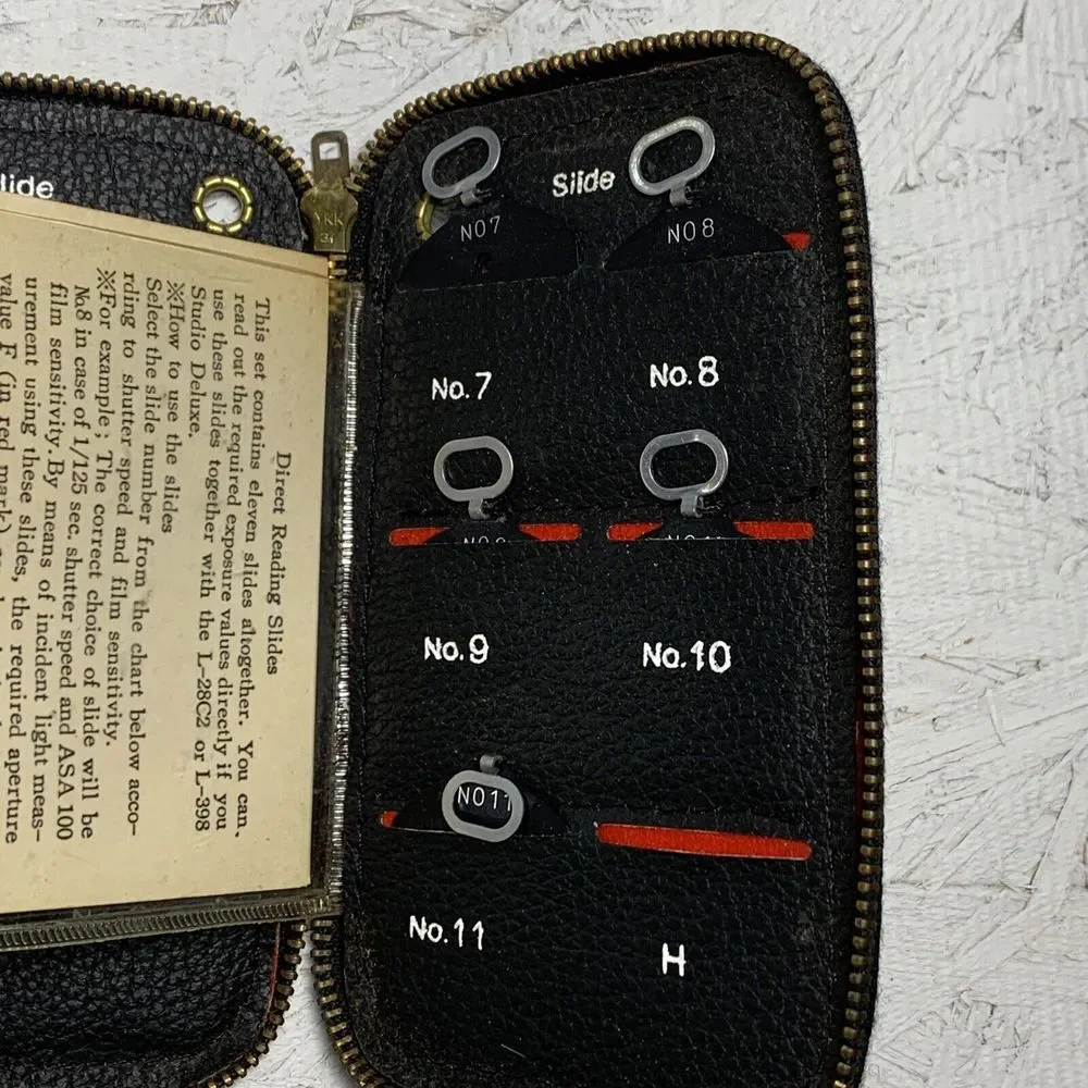 Vintage Sekonic LightMeter Slide Copal Japan L-28C2 L-398 Studio Deluxe (No H)